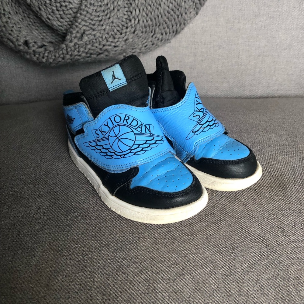 Nike Sky Jordan Kids Sneakers - Blue and Black